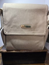 Petunia Pickle Bottom Boxy Backpack Grey Matte Leatherette Diaper Bag New