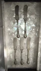 CHANTILLY Flat Handle Butter Knives GORHAM Sterling Silver Appr. 100 Grams Scrap