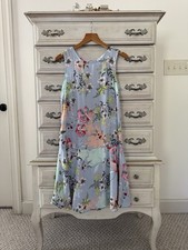 Nicole Miller Blue Floral Garden Dress Tea Party