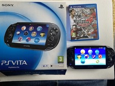 Sony Playstation PS Vita Game Console Wi-Fi Black Boxed + virtua tennis + case