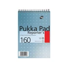 Pukka Pad Lined Reporter Shorthand Pad Notebook Metallic 160 Pages (Pack of 3)