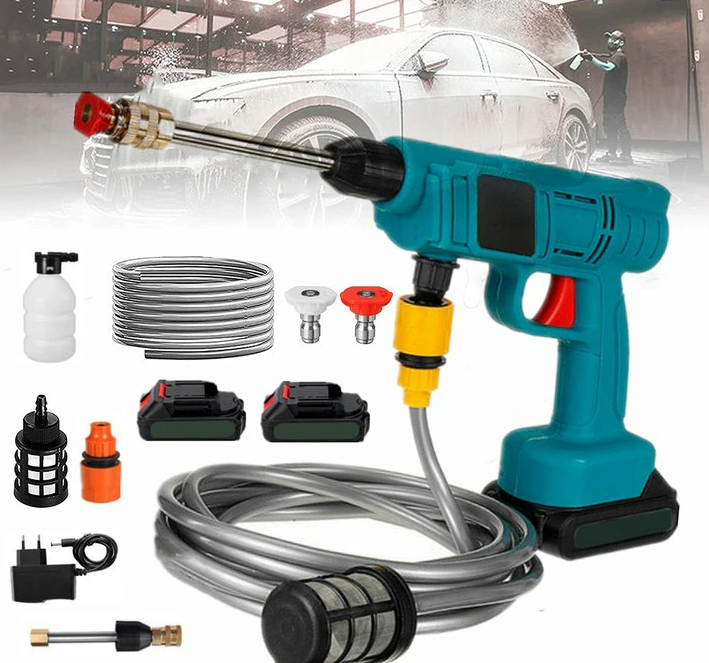 Idropulitrice a doppia batteria 48V alta pressione portatile per lavaggio auto