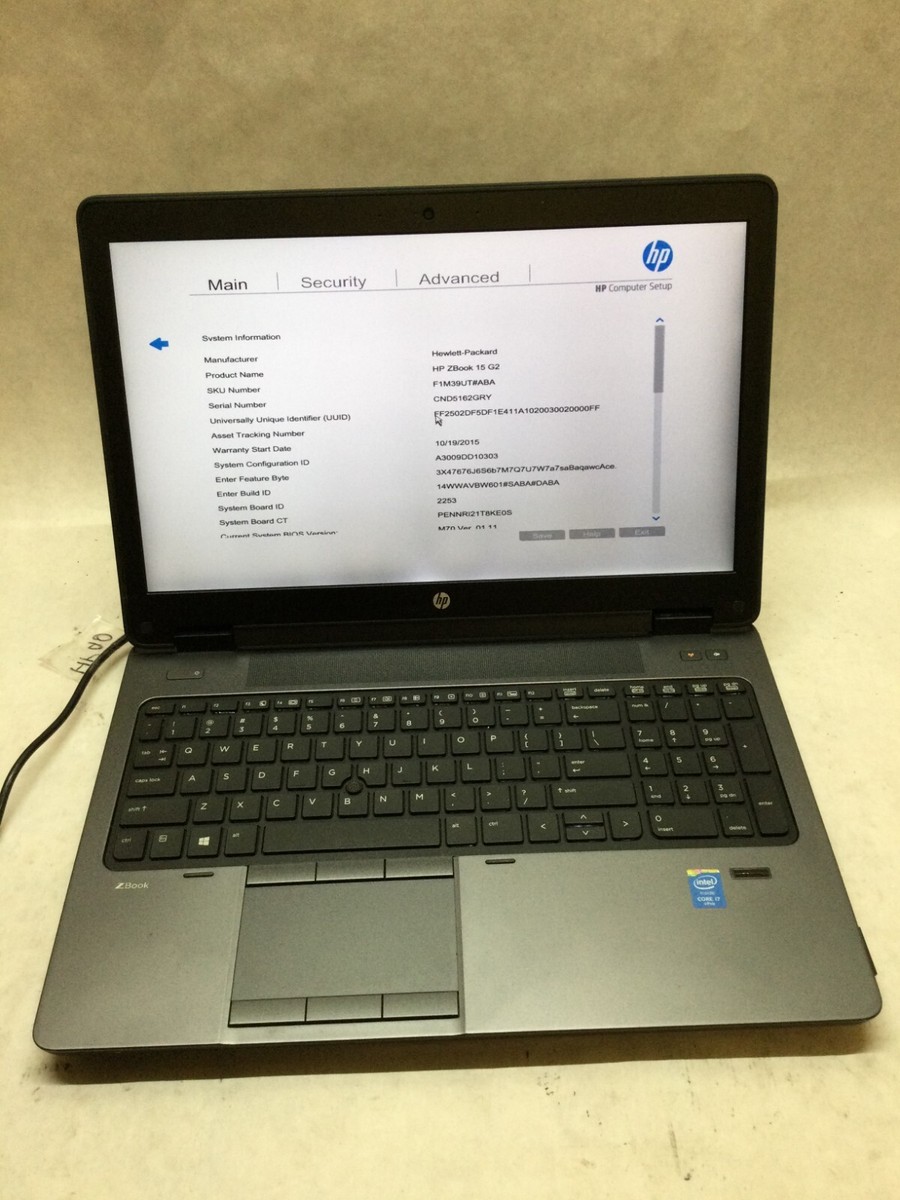 HP Zbook15 G2-i7