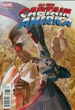 Marvel 2015 All-New Captain America #1 Sam Wilson 75th Alex Ross 1:25 Variant