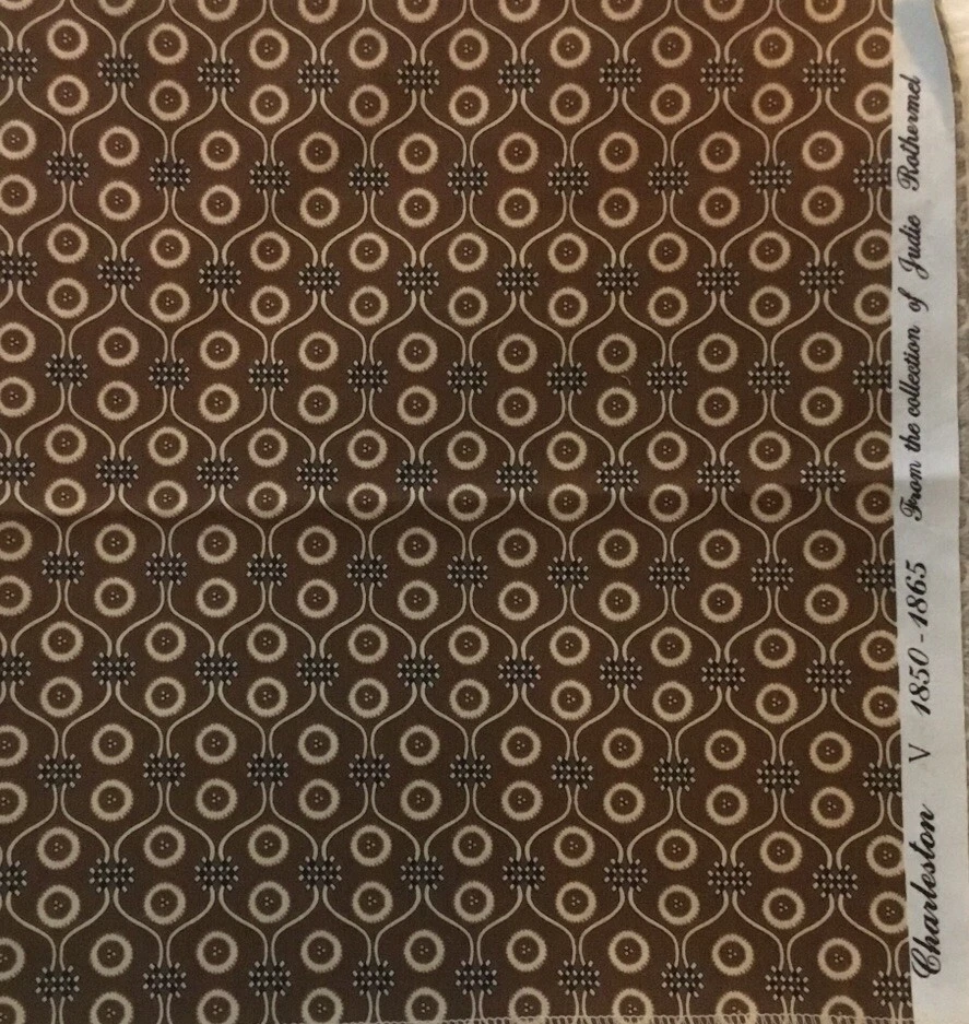 MARCUS FABRICS-CHARLESTON V-1850-1865 FROM THE COLL.OF JUDIE ROTHERMEL-11” x 21” - Image 2 of 2