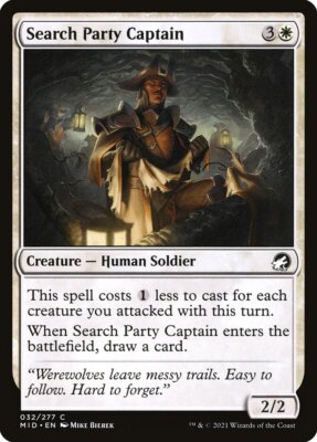 MTG Search Party Captain (32/549) Innistrad Midnight Hunt NM