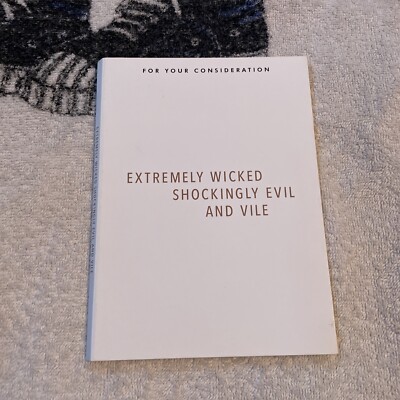 EXTREMELY WICKED SHOCKINGLY EVIL AND VILE Ted Bundy Netflix FYC bluray Zac Efron