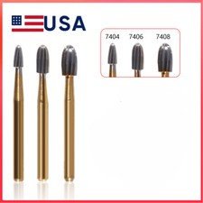 Dental Tungsten Carbide Burs Trimming  Finishing Egg Football FG 7404 7406 7408