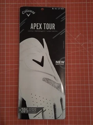 Callaway Apex Tour Herren Golfhandschuhe XL Reg-Links weiss (5319023)