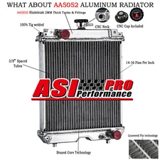 Aluminum Radiator For Kubota U20 U25-3 U25-3S U25S' U27-4 Excavator RB411-42300