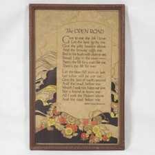 The Open Road Vintage Framed Art Deco Print T...
