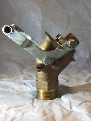 Justrite 8-552 Self-closing Gate Valve 2  Brass. New, Old Stock. Made In USA