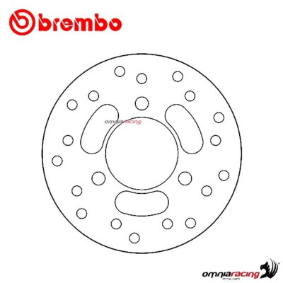 Brembo Brake Disc Series Oro Front Fixed for Sym Cindarella 100 1999-2000