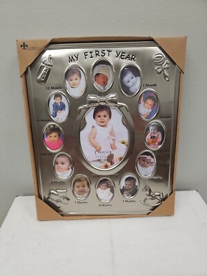 Lawrence Frames Silver Plated My First Year Picture Frame 830080