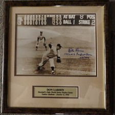 DON LARSEN NY Yankees #18 Pitcher SIGNED Photo PSA/DNA LOA #AN05005 1691/1956