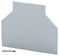 RS Pro Terminal Block Partition Plate - PP2.5/4UN&PP6/10U
