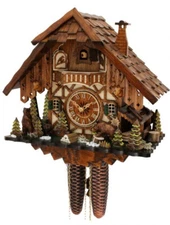 cuckoo clock black forest 8 day original german bears new