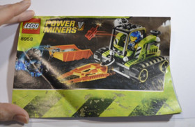 LEGO System 8958 Power Miners Granite Grinder Near Complete Box