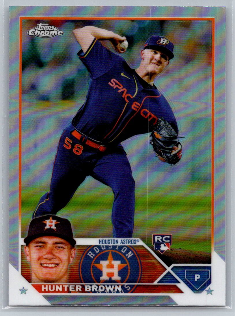 2023 Topps Chrome #197 Hunter Brown Refractor RC