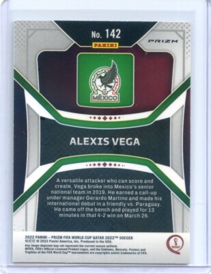 2022 Panini Prizm World Cup Soccer FIFA ALEXIS VEGA RC ROOKIE #142