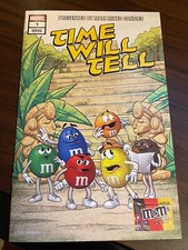 M&M COMIC BOOK RARE VARIANT TIME WILL TELL MARVEL COMIC