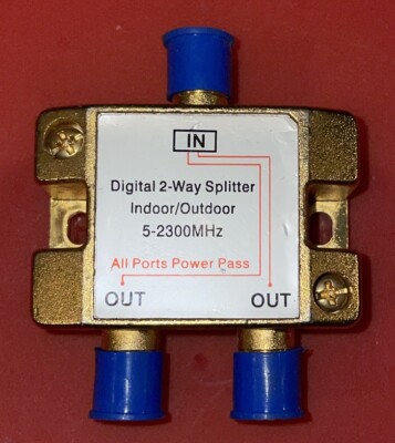 Audiovox, 2-Way Satellite Splitter 5-2300 Mhz.   A1