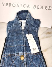 NWT VERONICA BEARD Dickey DONAHUE Blue Denim Jean insert 4 Jacket All Seasons
