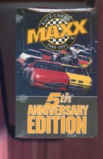1992 Maxx Race Racing Nascar Car Card Set Wax Pack Box 5th Anniversary Edition
