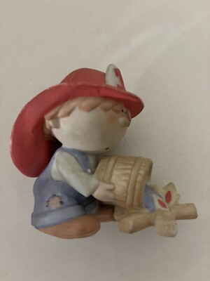 Bumpkins Fireman George Good Fabrizio Vintage Chief Figurine Fire Tyke 1984