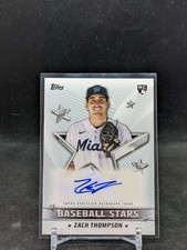 2022 Topps Zach Thompson Auto Baseball Stars