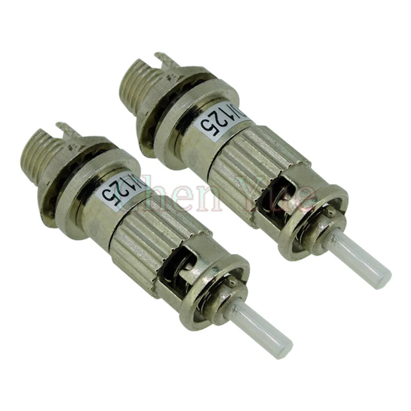 2pcs Fiber Optic Hybrid Adapter MM 50/125 FC Female-ST Male Flange Connector - Image 3 of 4