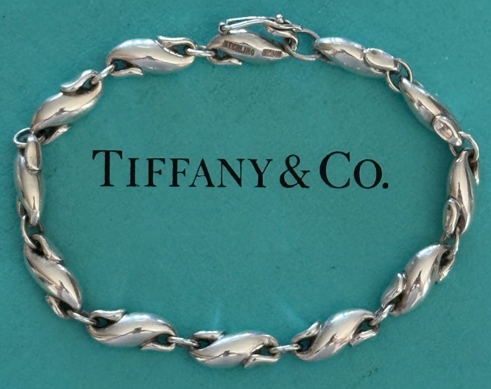 Tiffany & Co Elsa Peretti Seahorse Bracelet in 925 Sterling Silver