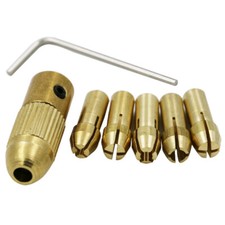 Mini Brass Collet Bit Set For Rotary Tool Micro Twist Electric Drill Chuck sale