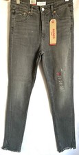 Levi's Altered 721 High Rise Skinny Jeans Women's Size 28 Distressed Denim