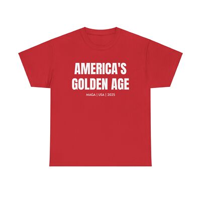 America's Golden Age T-Shirt - maga usa trump president gop musk rfk jr maha tee