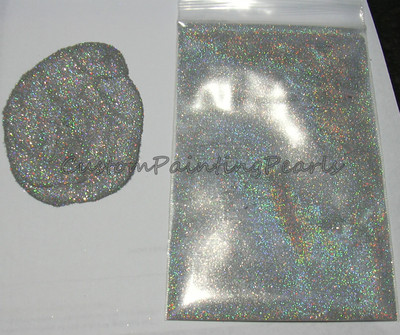 25g Silver Holographic Flakes .008'' Auto URETHANE BASE Lacquer Gloss