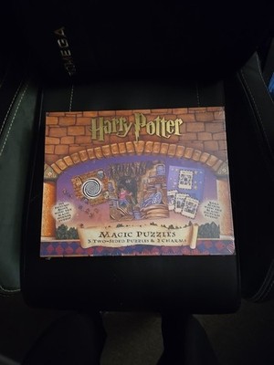 Vintage 2000 Harry Potter Magic Puzzle BePuzzled NEW Sealed 3 Two-Sided & Charms