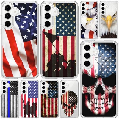 For Samsung Galaxy S25 FE/S24 FE/S23 FE Shockproof Bumper Case Cover+Glass-USA