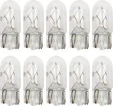 10pcs T10 168 W3w Bulbs Halogen Light For License Plate Light Side Marker Speedo 10pcs T10 168 W3w Bulbs Halogen Light For License Plate Light Side Marker Speedo