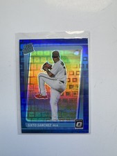 2021 PANINI DONRUSS OPTIC BASEBALL #34 SIXTO SANCHEZ RC BLUE PANDORA PRIZM /99