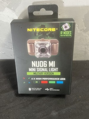 Nitecore NU06 MI Red Green Blue IR Signal and Safety Light