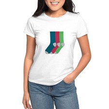CafePress Socks T Shirt Women's T-Shirt 1652939900