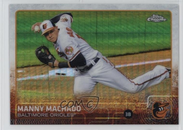 2015 Topps Chrome Prism Refractor Manny Machado #42 07rd