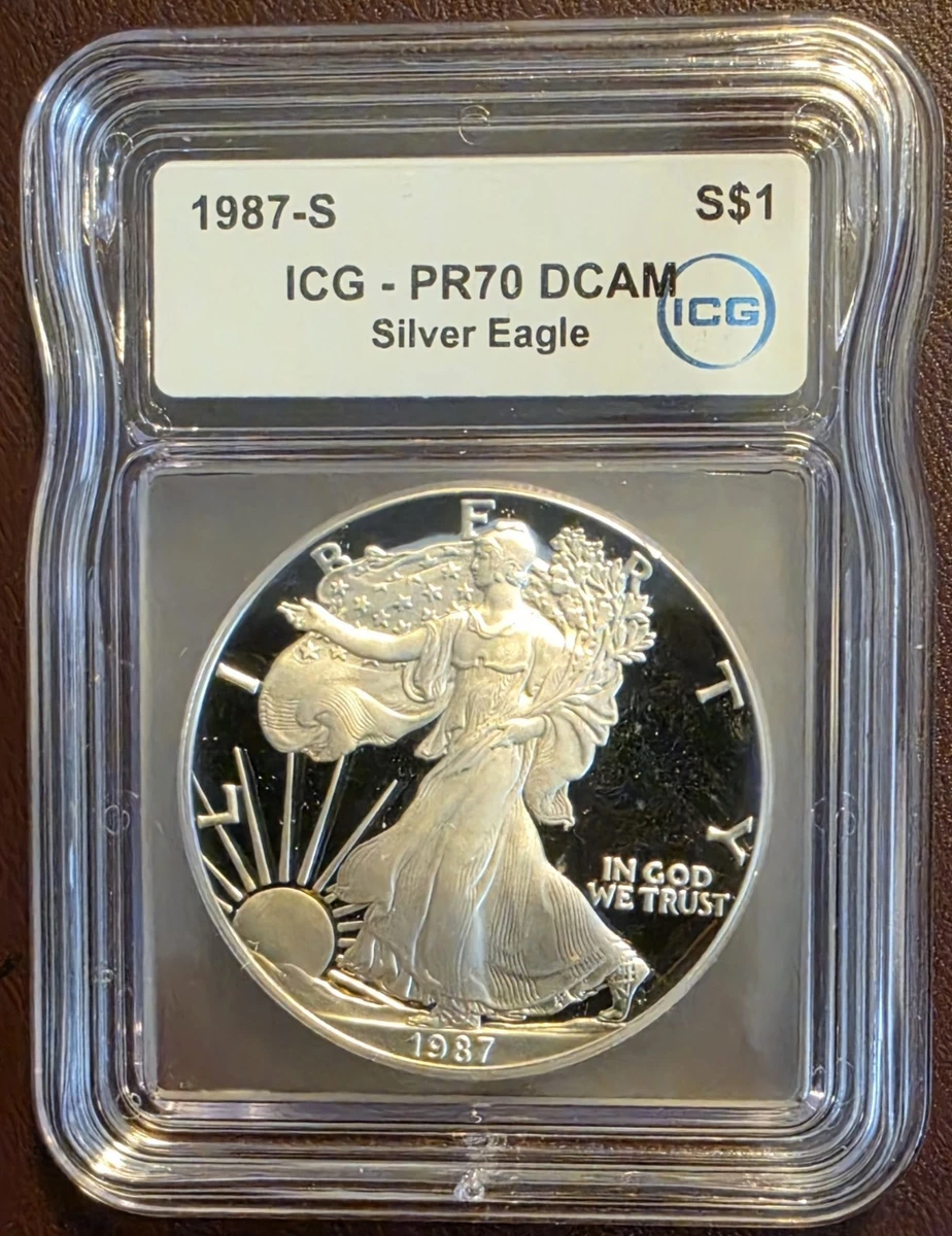 American Eagle PR 70 Graded 1987 Silver Bullion Coins for sale | eBay