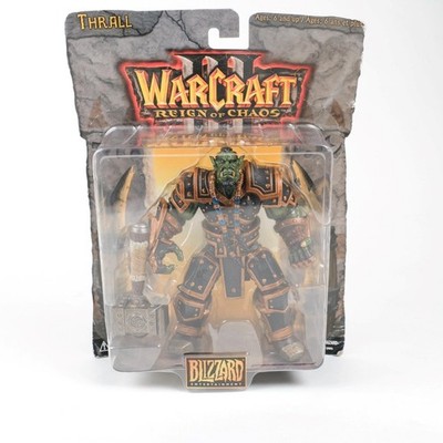 Warcraft III Reign of Chaos Thrall Orc Warchief Figure Blizzard  2002 Sealed