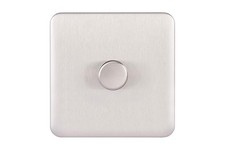 Image of Schneider Electric Lisse Screwless Deco - Single 1 Way Dimmer Light Switch