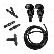 Car Windshield Wiper Washer Squirter Nozzle Spray Jet Kit Fluid Hose Universal A Car Windshield Wiper Washer Squirter Nozzle Spray Jet Kit Fluid Hose Universal A