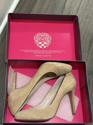 Vince Camuto VO-BELLINDA2 COLOR/MATERIAL: BAMBOO TRUE SUEDE Size 8.5
