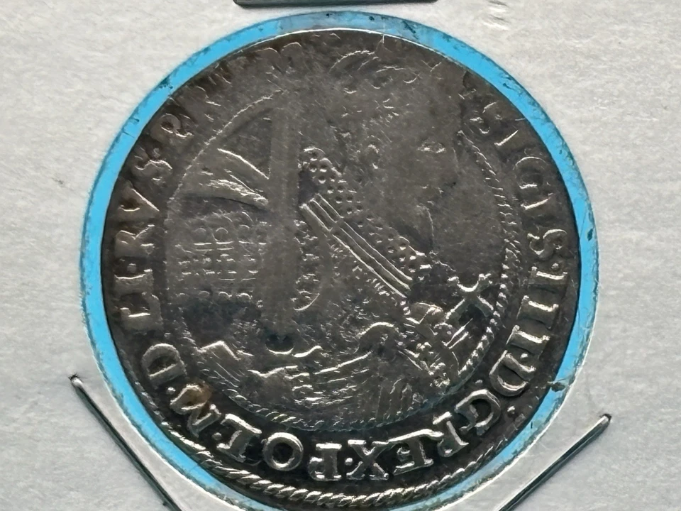 1621 Poland ORT Sigismund III 1/4 Thaler Silver, Kopicki 1271 - Image 2 of 4