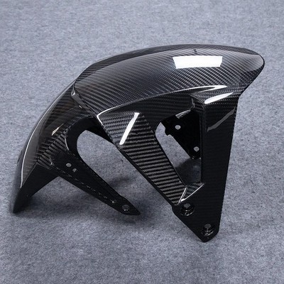 Real Carbon Fiber Front Fender For GSX-8R GSX-8S Mudguard Fairing Splash Guard